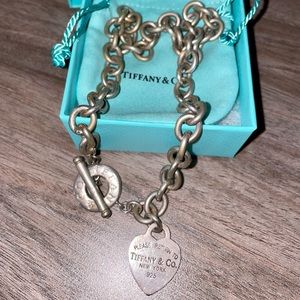 Tiffany and Co. dog chain necklace